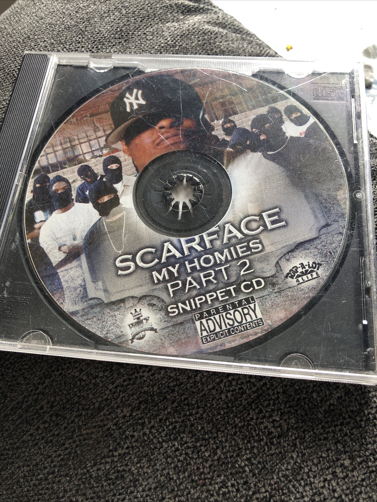 Ultra RARE Rap Gangsta G-FUNK Hip Hop SCARFACE My Homies Part 2 PROMO Snippet CD