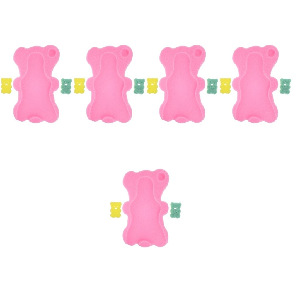 5 PCS Baby Bath Mat Newborn Accessories Sponge for Bathing Nonslip eBay