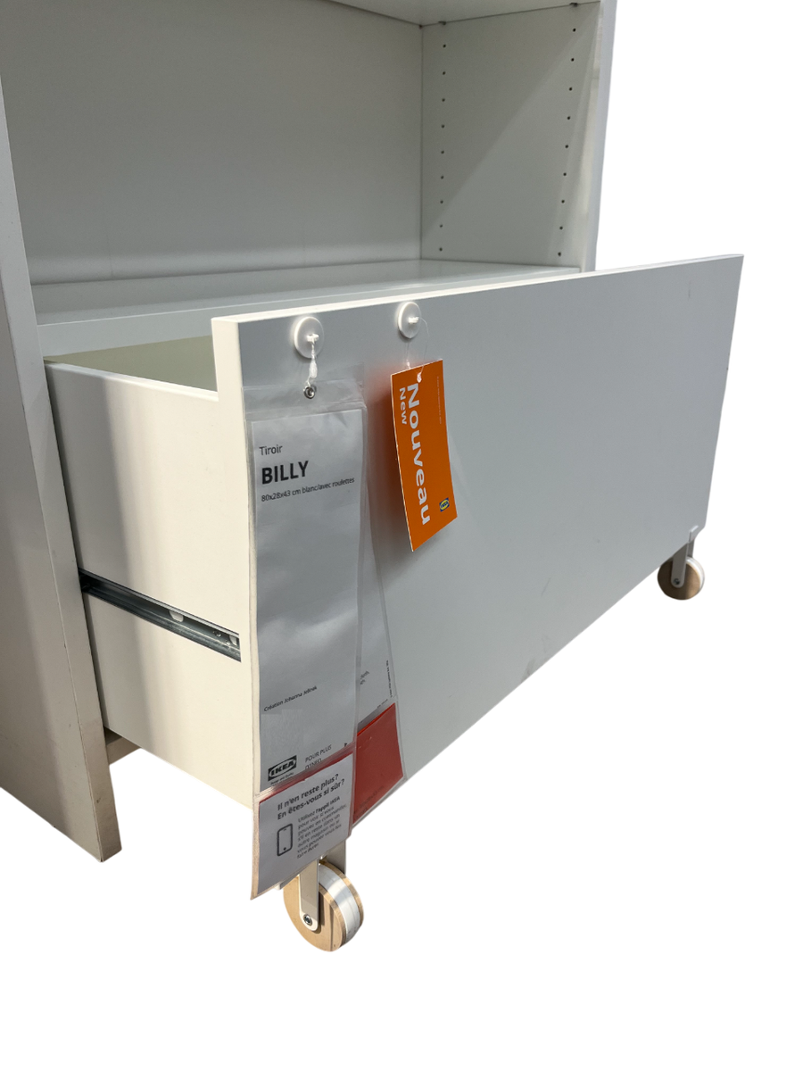 Brand New IKEA BILLY White Drawer with Castors 205.216.93 | eBay