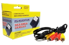 NES Original NES Hookup Connection Kit AC Adapter Power Cord + AV Cable