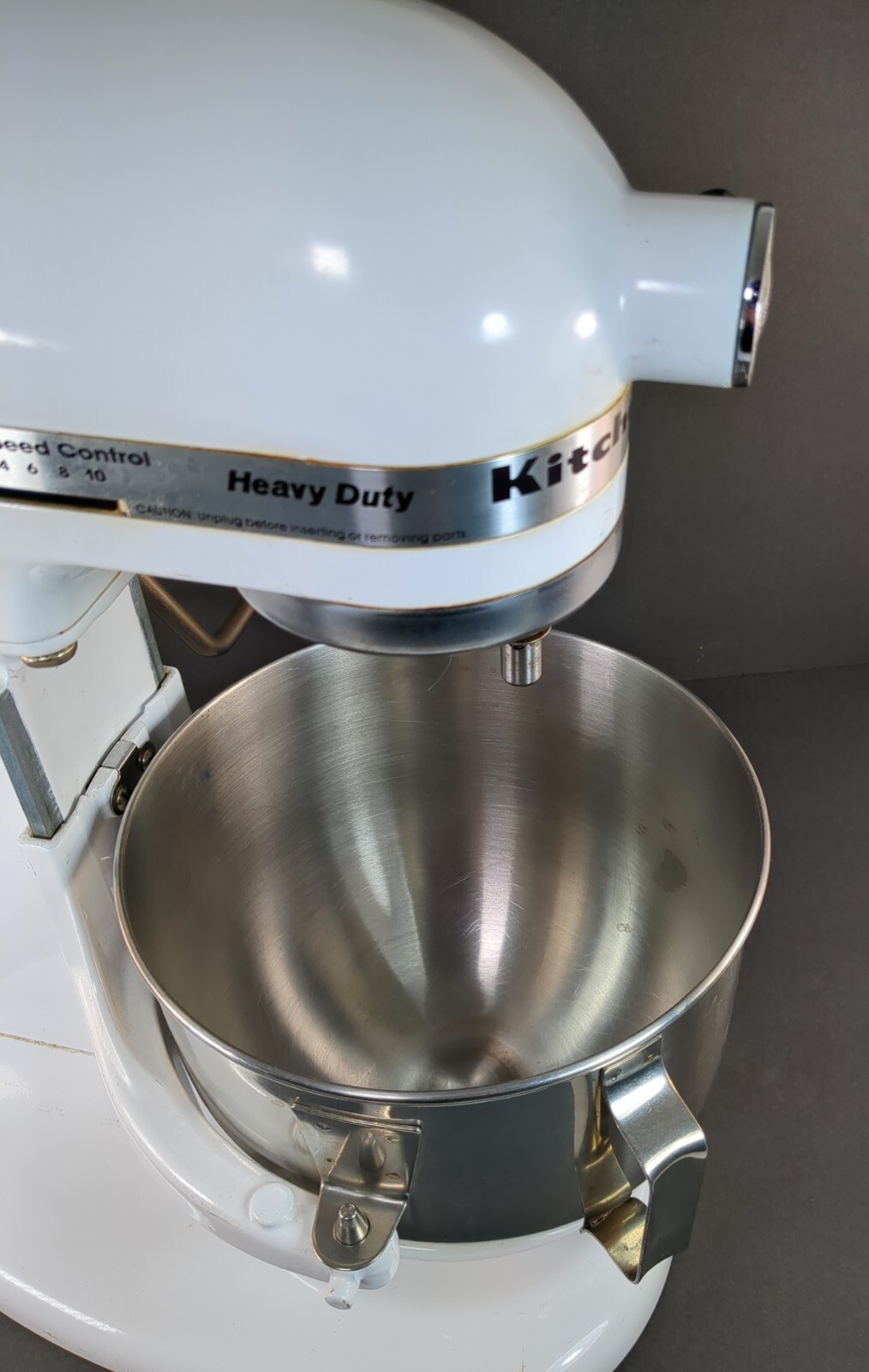 KitchenAid K5SS White Heavy Duty Stand Mixer W/ 5qt Bowl eBay