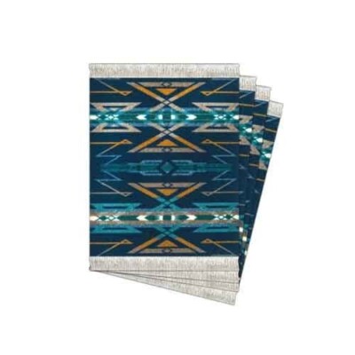 FiberLok Coaster Rug Set (4) Pendleton Star Watcher Pawnee Native ...