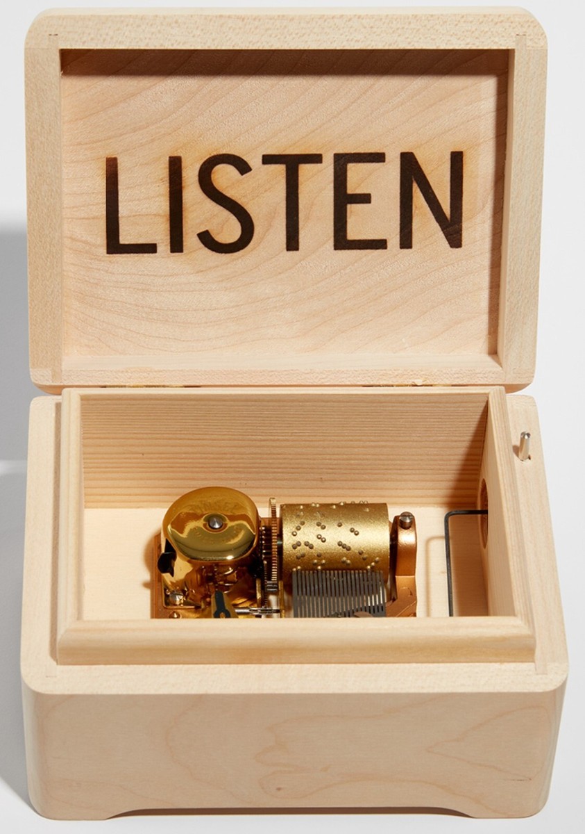 CHRISTIAN MARCLAY 'Silent/Listen' 2005 Swiss Music Box Norton X