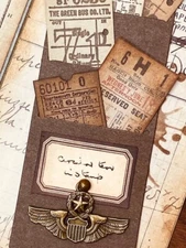 Tall pocket cutting die for ephemera