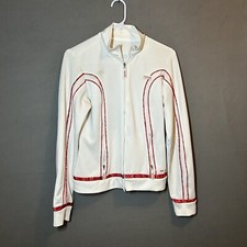 Coogi Sport Systems Zip up Jacket Adult M White Ladies