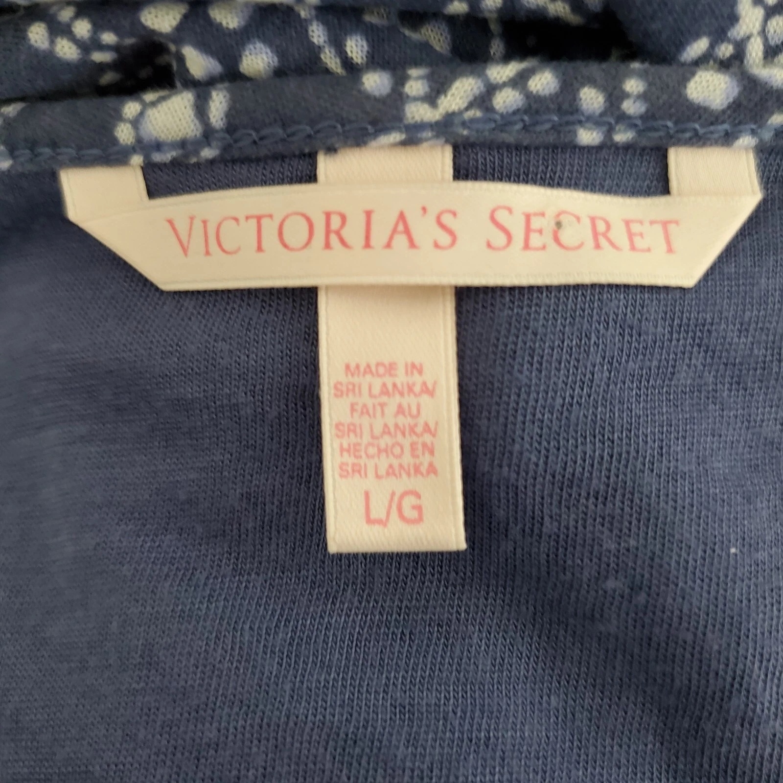 UNDERCOVER Maxi abito da donna blu Victorias Secret aderente geometrica taglia L spiaggia arricciata