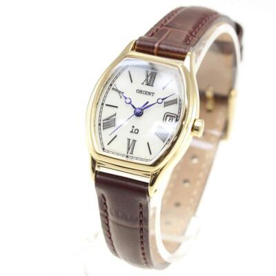 ORIENT Watch io LIGHTCHARGE RN-WG0013S Solar Brown Leather Band Women's New
