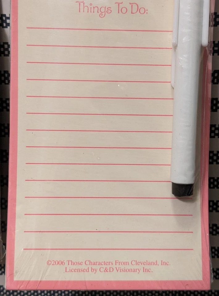 Unopened 2006 Strawberry Shortcake Dry Erase Memo Board w/Marker X1 - 7½in X 3in - Image 4 of 4