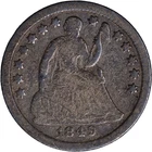 1849 Seated Liberty Half Dime ~ Good Details