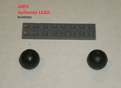 LEGO NEW Black Technic Bionicle Ball 16.5 mm (2x) 6198976 Brick