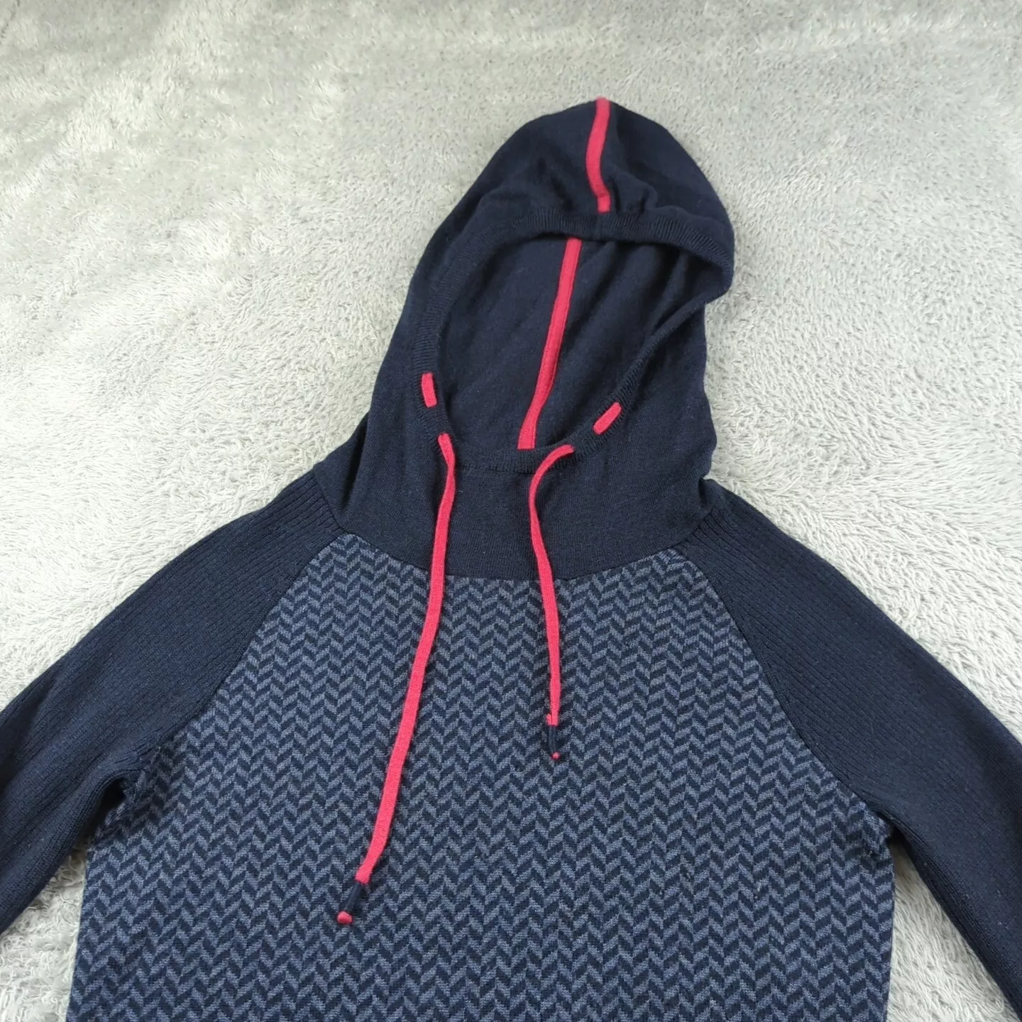 smartwool merino wool blend pullover herringbone hole dacono hoodie
