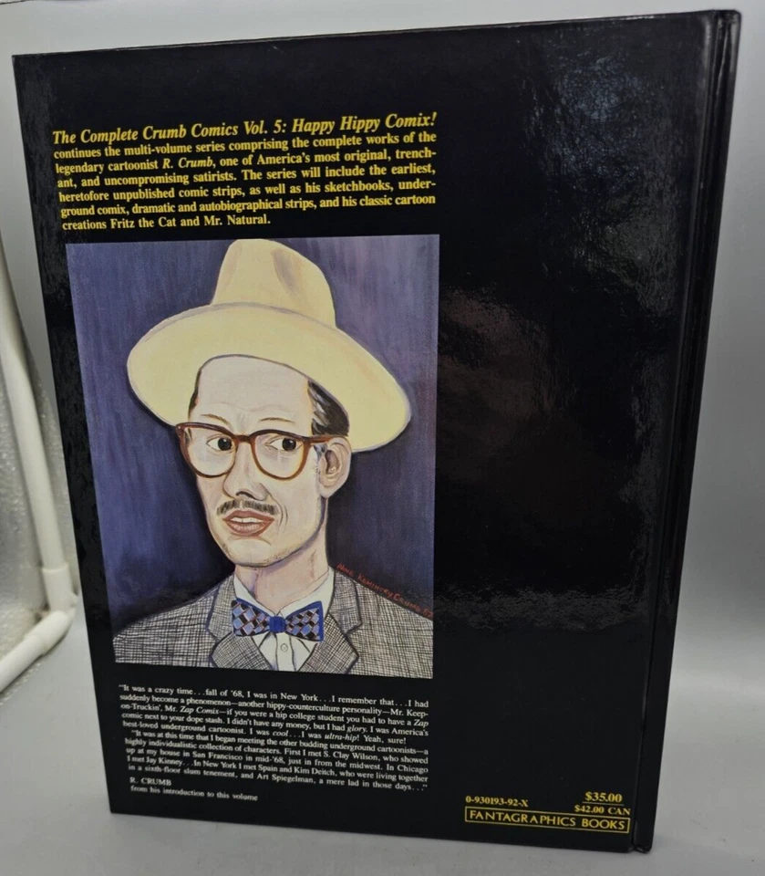 The Complete Crumb Comics 5 by R. Crumb Signed Limited Edition HC 253/600 - Image 2 of 4