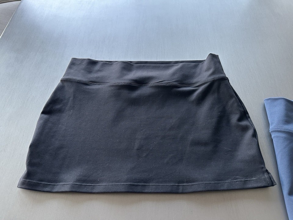 NEW FREE PEOPLE Black MICRO MINI HALF SLIP SKIRT SZ Large eBay