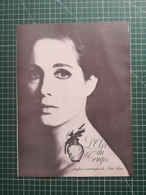 759 schöne ALTE WERBUNG um 1970 Parfum L'air du temps von Nina Ricci