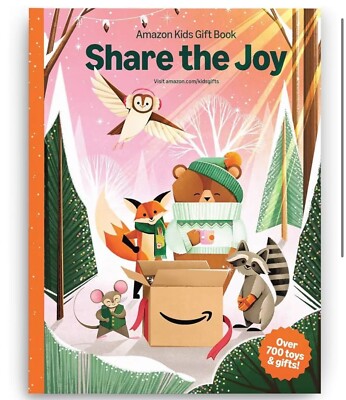Amazon's 2024 Share The Joy Catalog Holiday Kids Gift Book Christmas Toy Special