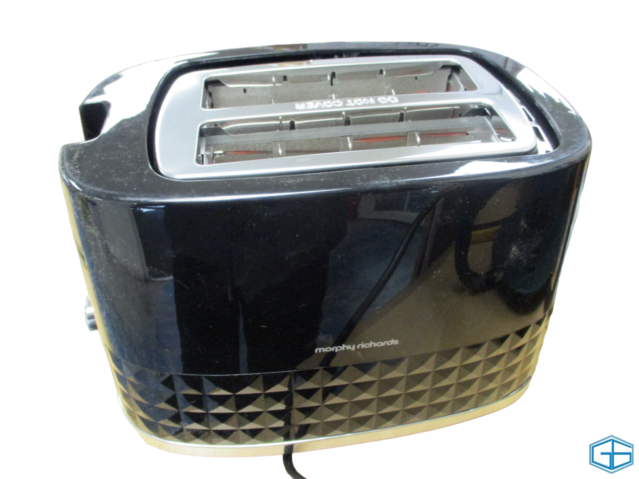 Morphy Richards 220021 Dimensions 2 Slice Toaster Black for sale