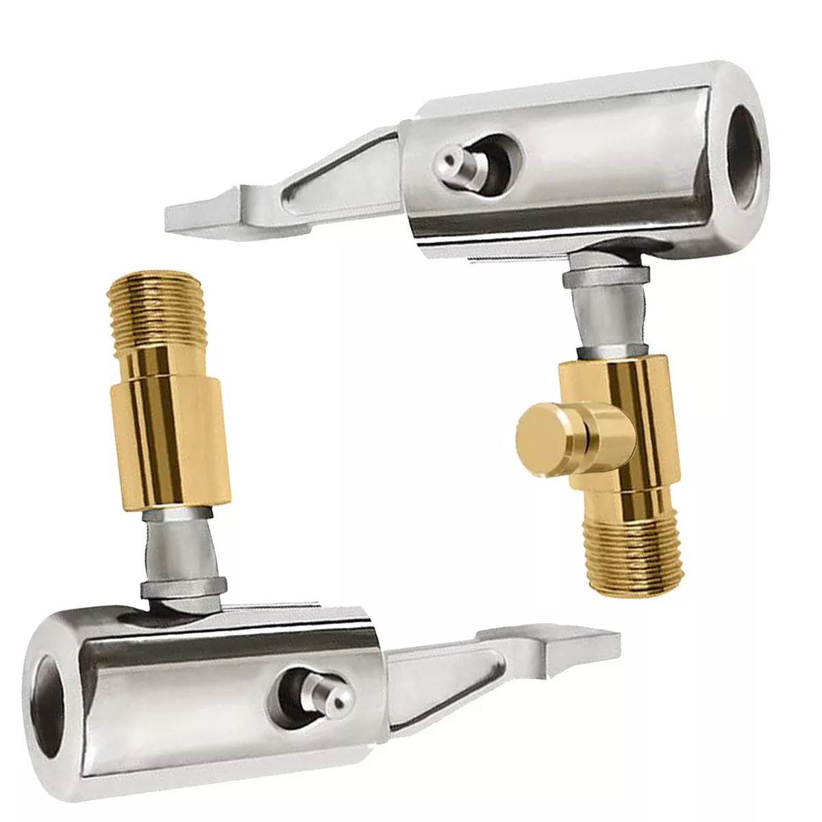 Car Tire Valve Adapter Air Compressor Tire Inflator Attachment Air Chuck