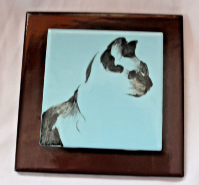 Taylor SCPM 2008 Artist Cat Ceramic Tile - One of a Kind!