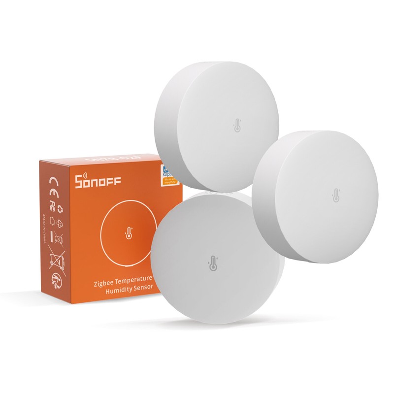 SONOFF SNZB-02P Zigbee Temperature and Humidity Sensor APP Remote Monitor 3PCS