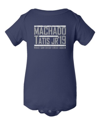 Fernando Tatis Jr Manny Machado San Diego Padres 2019 Baby Bodysuit