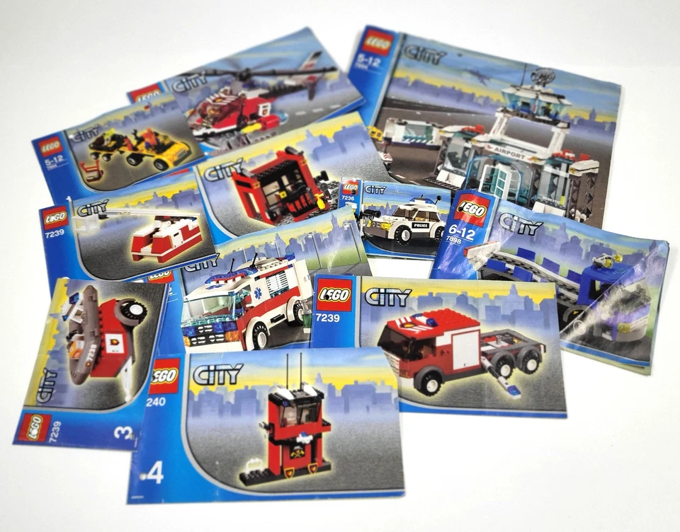 Manual De Instrucciones Lego City Lote – 7890 7894 7898 7238 7239 7240 7236 - Imagen 2 de 2