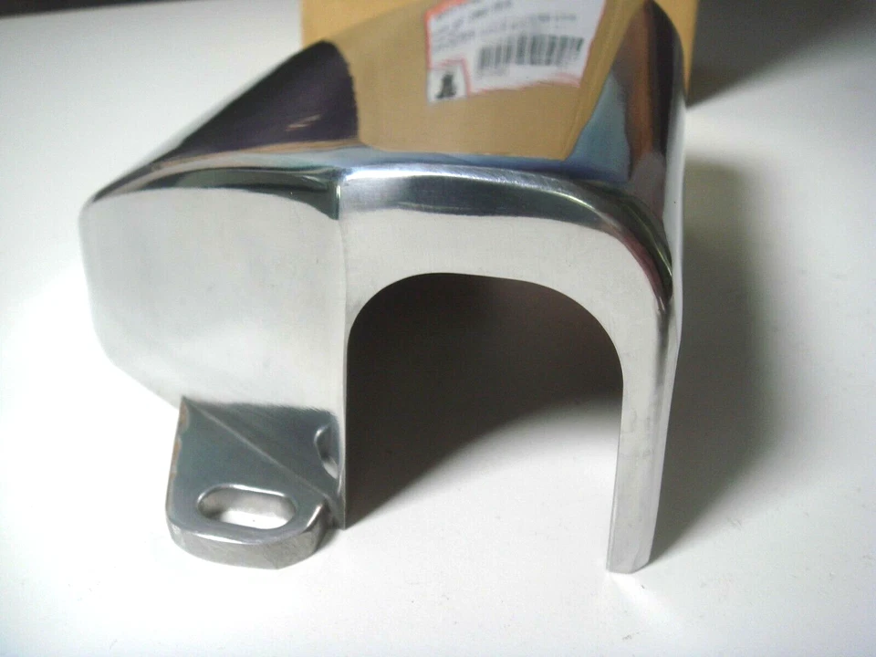 Harley FL Handlebar Clamp Cover Polished 60-79 Cowl Pan Shovel V-Twin 24-0281 X8 - Image 3 of 4