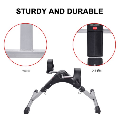 Minibike Heimtrainer Bewegung Pedaltrainer Arm und Beintrainer mit LED Anzeigen - Bild 6 von 12