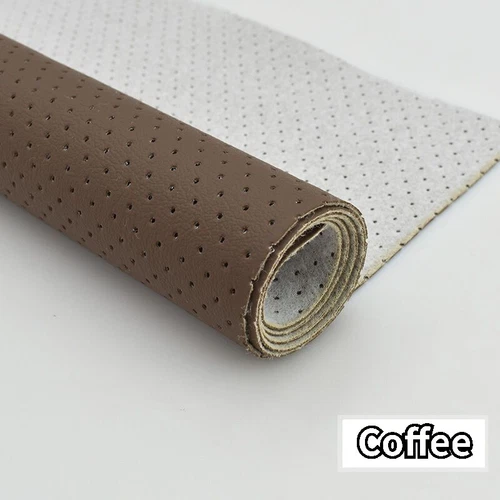 Vinyl Fabric Faux Leather Perforated Breathe for Car Interior Furniture Home DIY - Picture 14 of 41