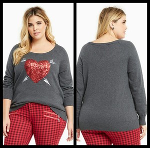 torrid heart sweater