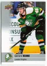 2019-20 Gerard Keane Upper Deck CHL Rookie - London Knights