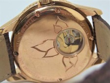 Ladies Rose Gold Plated Jazzmaster Open HAMILTON Automatic Watch H323450* EXLNT 7