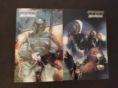 Topps   /    2 Cards   /  Star Wars / Mastervisions  /  1995   / ( K 4 )