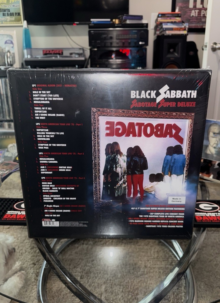 洋楽 BLACK SABBATH SABOTAGE SUPER DELUXE BOX Black Sabbath - Sabotage (Super Deluxe 4CD Box Set) - Amazon.com Music