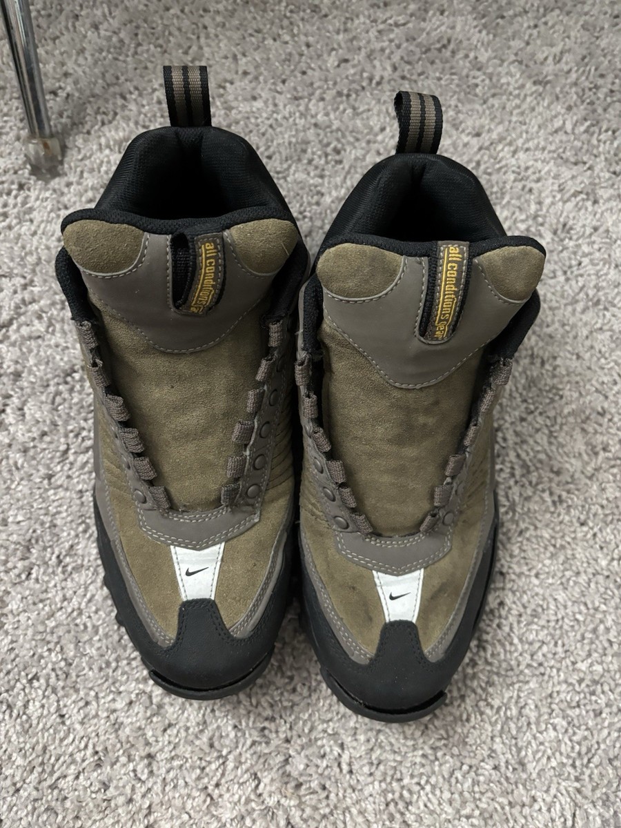 90s Nike ACG All Conditions Gear Men's Hiking Boots Brown Gray