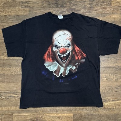 Vintage Evil Clown Shirt Mens XL Horror Killer Pennywise Movie JSR 2007 Tee