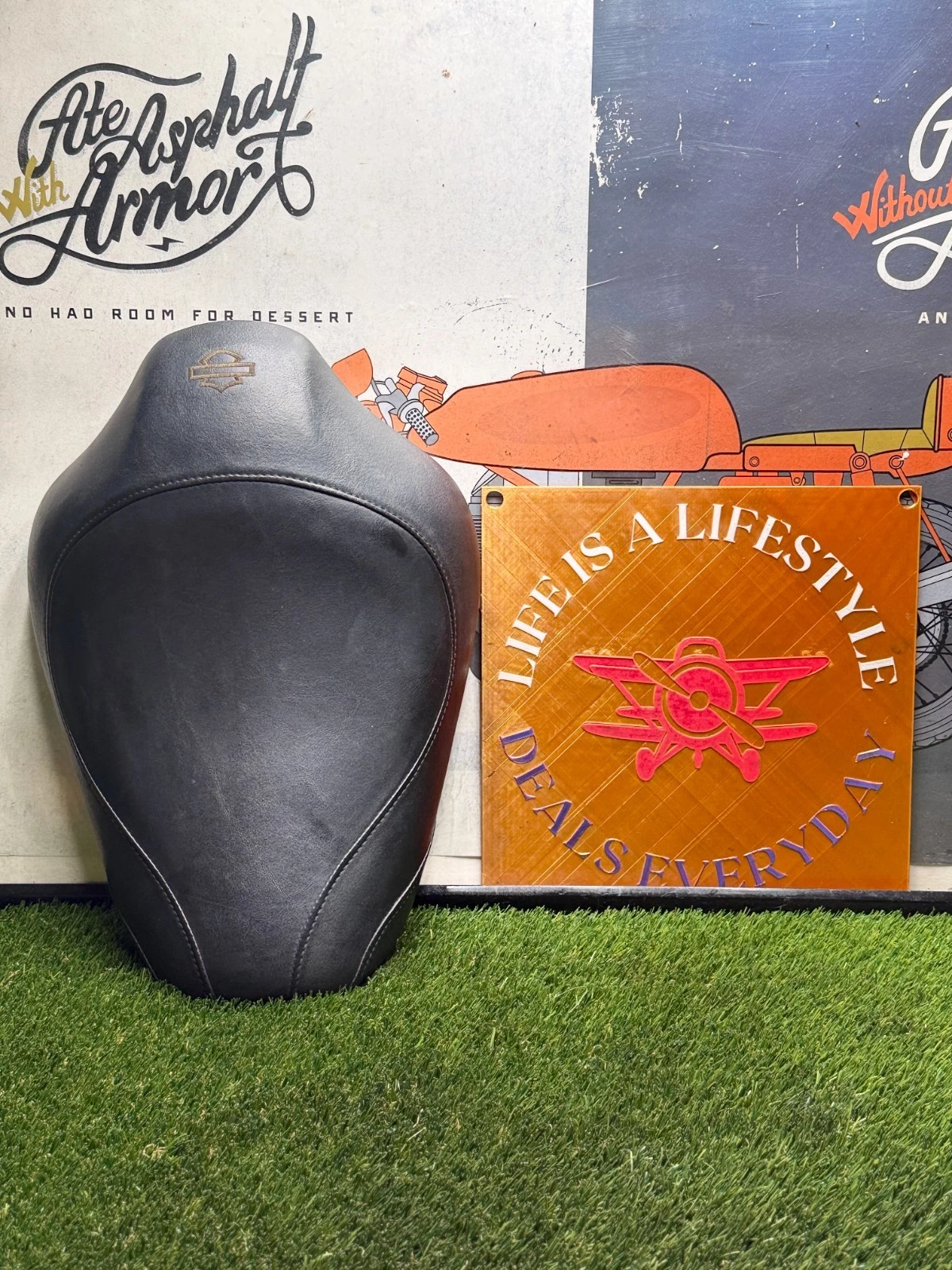 1991-1995 Harley-Davidson Dyna FXD Diamondback Solo Saddle Seat 52628-95