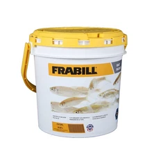 	Frabill 2.2 Gallon Bait Bucket White and Yellow 4820	