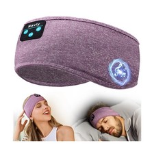 Navly Bluetooth Headband Headphones, Ultra-Long Play Time Sleep... Fast USA SHIP