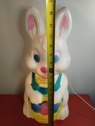 easter bunny blow mold vintage - Picture 2 of 8