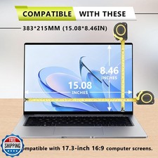 YongMai 2 Pack 17.3 inch 16:9 Anti Blue Light Screen Protector,Anti Glare UV ...