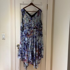Simply Vera Vera Wang Handkerchief Hem Midi Dress Size 3X