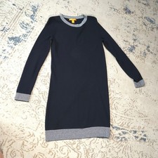 Joe Fresh Sweater Dress Striped Detail Wome Size SP Cotton Blend Nautical Goth