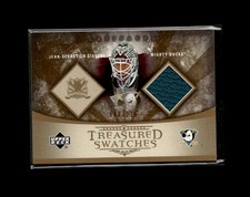 2005-06 UD Artifacts - Treasured Swatches Jean-Sebastien Giguere 188/275 #TS-JG