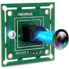 USB Camera Module 120 Degree Wide Angle Lens 60fps High Speed 10.2Inch Mini W...