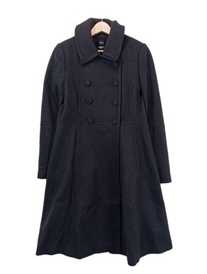 HALLHUBER Wollmantel Damen Mantel Gr. DE 36 schwarz Casual-Look
