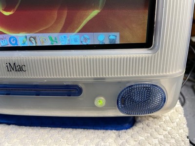 VTG Apple iMac All-In-One Computer 1999 Computer BLUE With