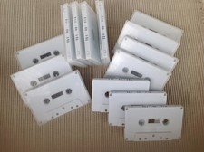 New 14 blank recordable cassette tapes, 60 minutes each, unbranded