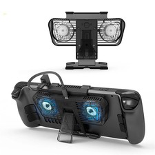 RGB cooling fan with kickstand for steam deck/swtich