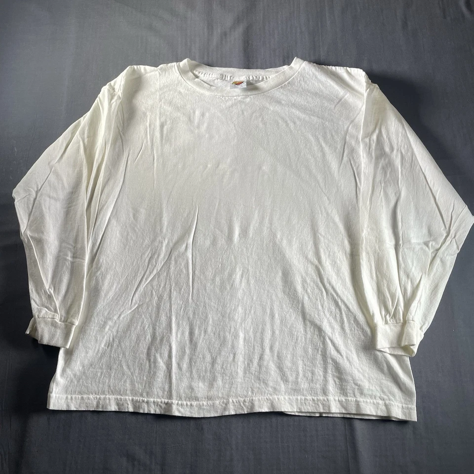 Camisa de colección Santa Cruz para hombre XL 90s camiseta de skate 1991 NHS camiseta de manga larga en blanco Foto 2 de 4