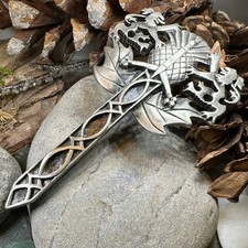 Celtic Kilt Pin Scottish Scotland Lion Thistle Sword Kilt Pin Pewter Gift
